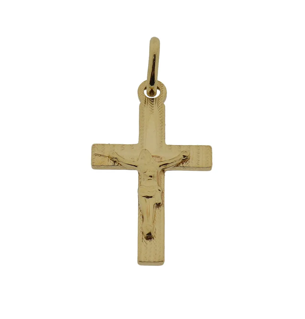 18 karaat gouden Christus kruis