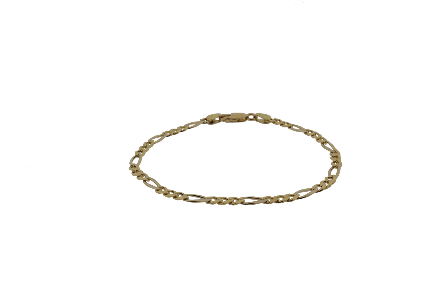 18 karaat gouden heren armband Figaro schakel