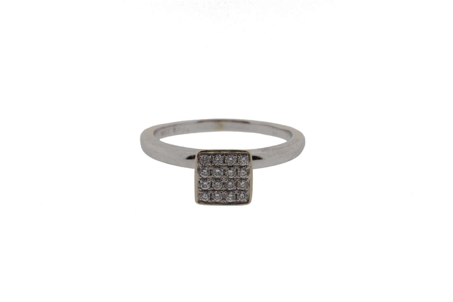 Unieke witgouden diamanten ring