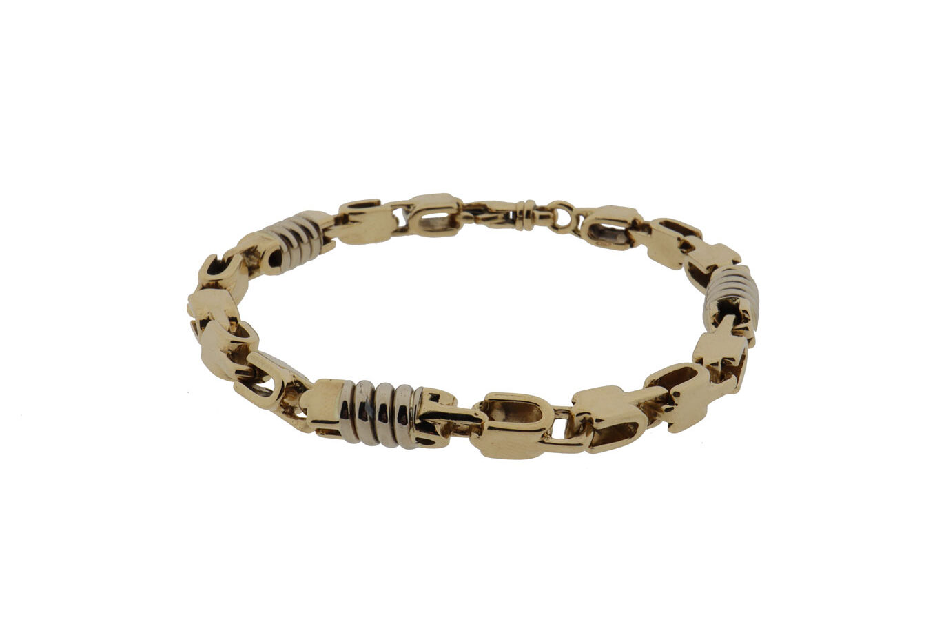 Unieke Gouden Heren Armband | Monte Carlo 22 cm