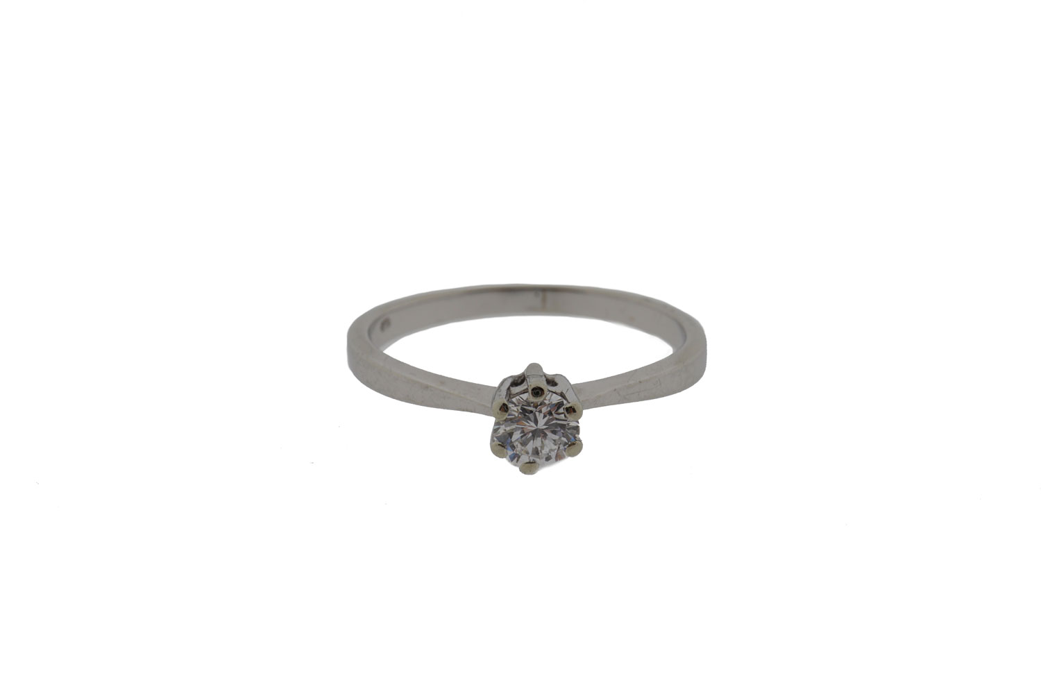 14 karaat gouden Anjer diamant ring