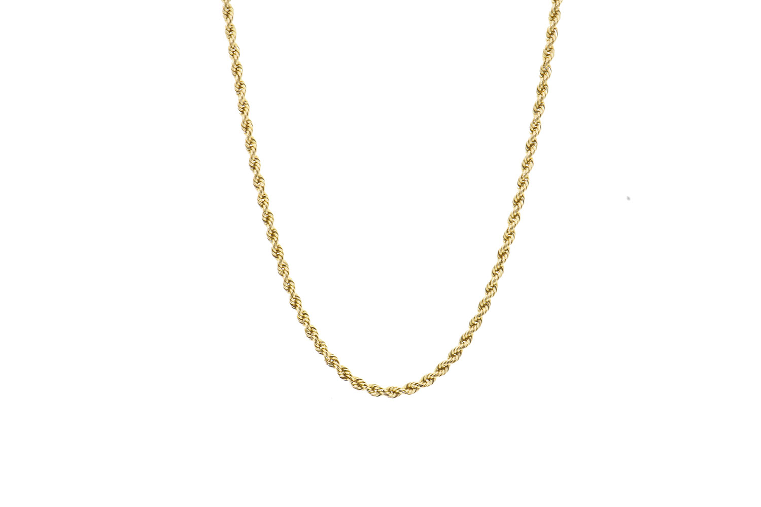 Rope Chain 42 | 14 Karaat Gouden Gedraaide Koord Ketting