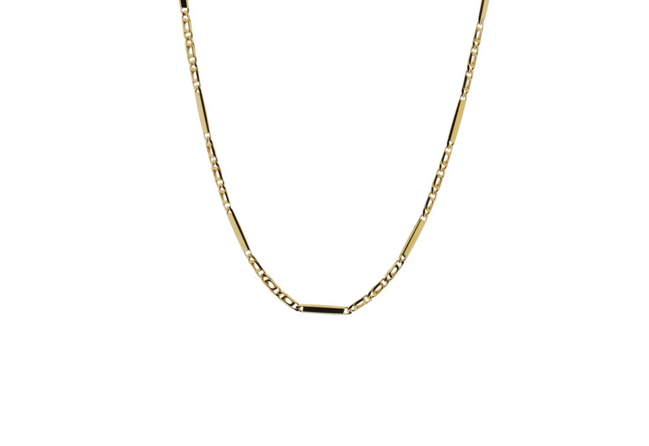 14 karaat gouden heren schakel ketting