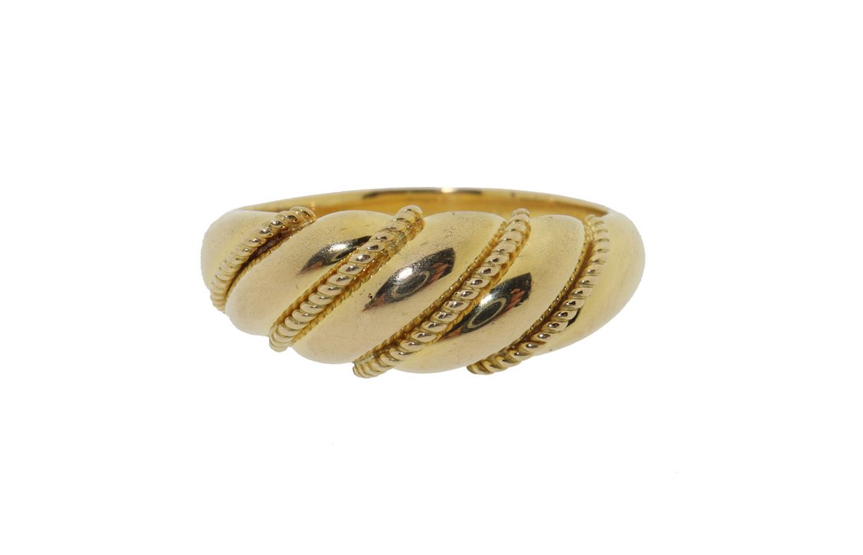 Le Croissant | 18 karaat vintage gouden ring