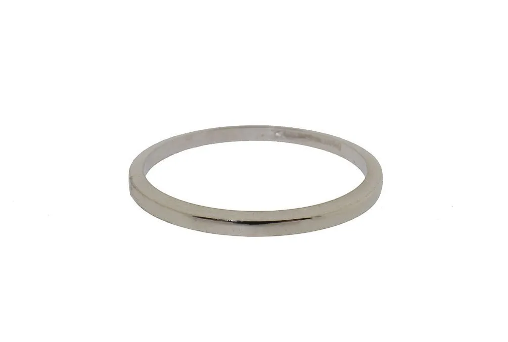 14K witgouden Diamonde aanschuifring