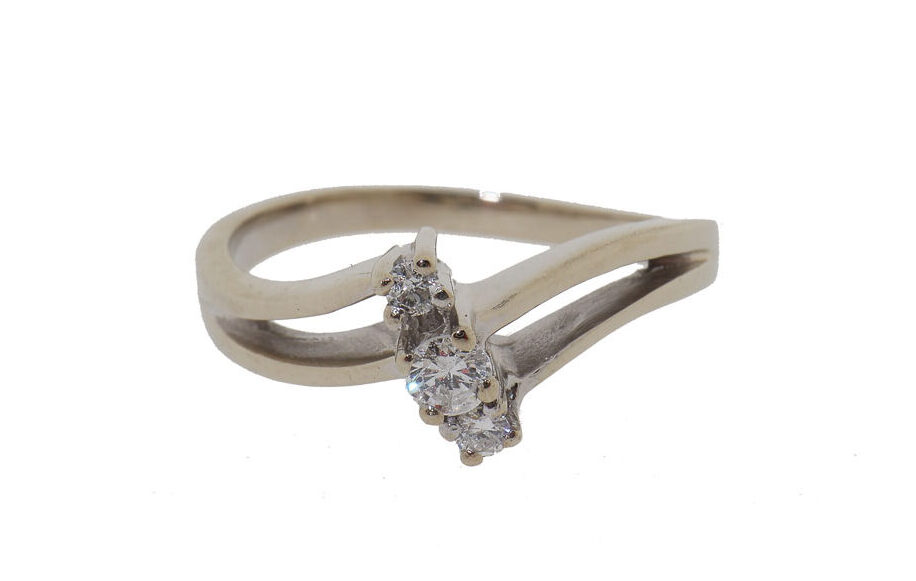 Witgouden Diamanten Dames Ring