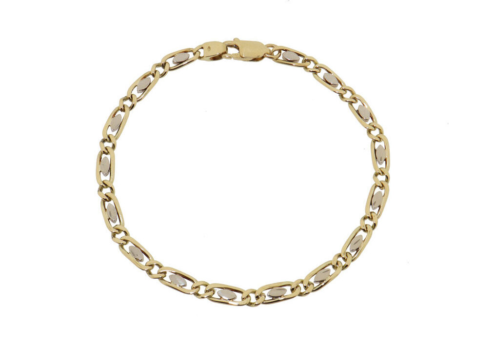 Gouden Heren Schakel Armband 14K