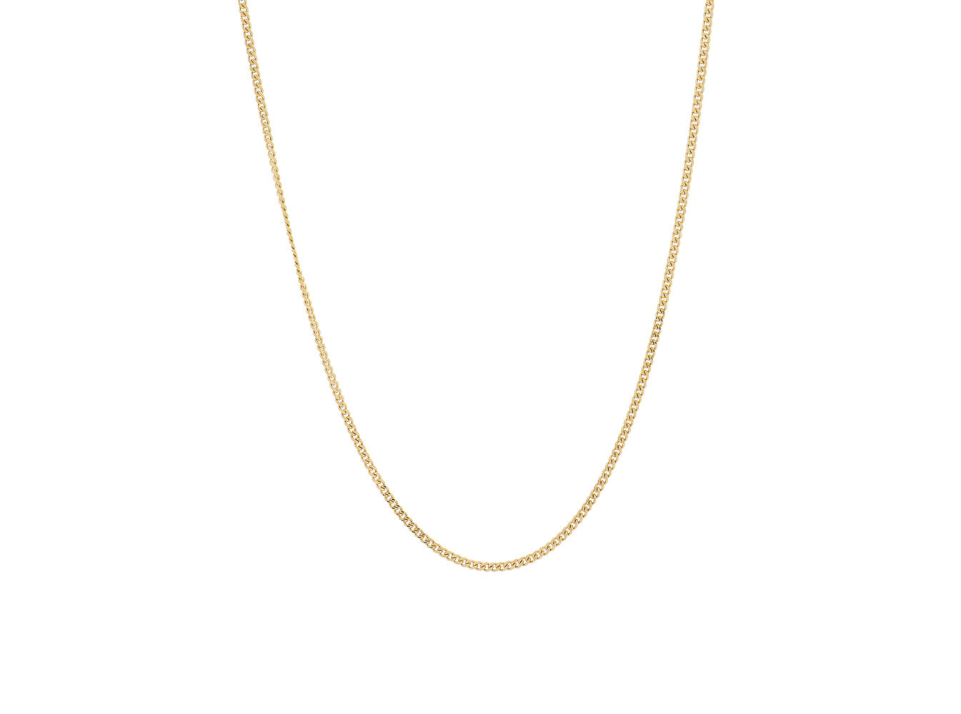 Gouden Gourmet Schakel Ketting | 50 cm