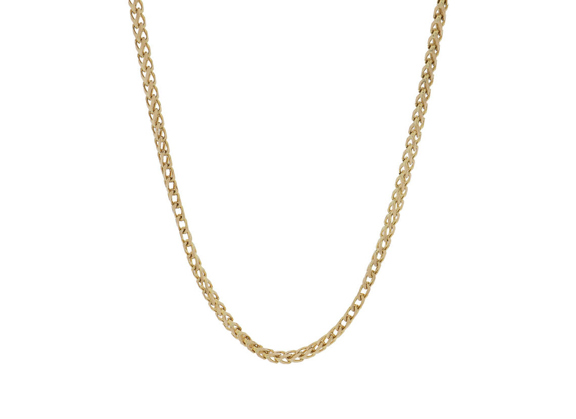 Gouden Vossenstaart Ketting 14K | 80 cm