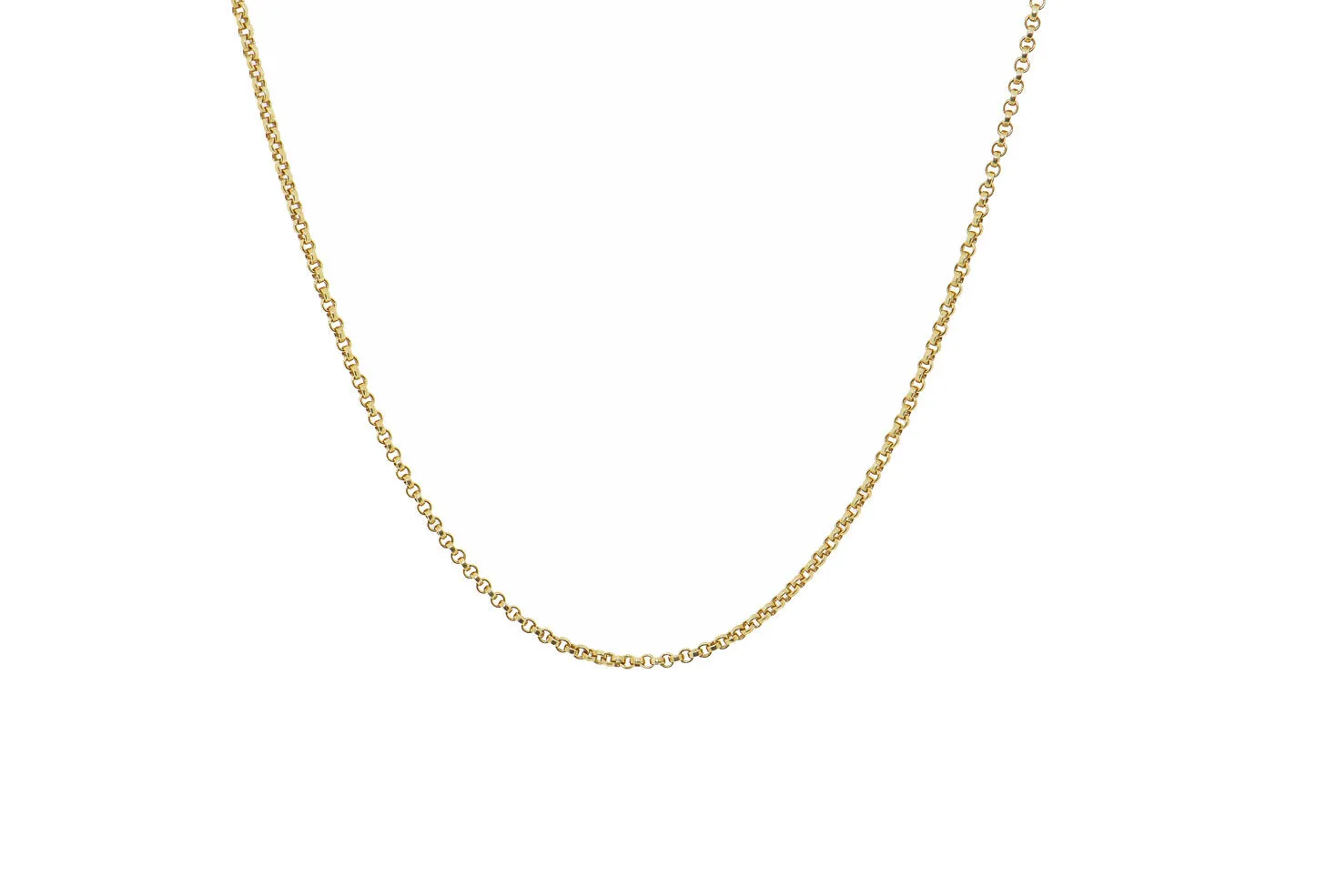 Korte Gouden Damesketting Met Jasseron Schakel | 14 Karaat