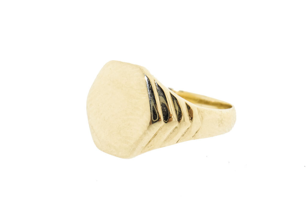 Vintage Gouden Zegel Ring | 14 Karaat