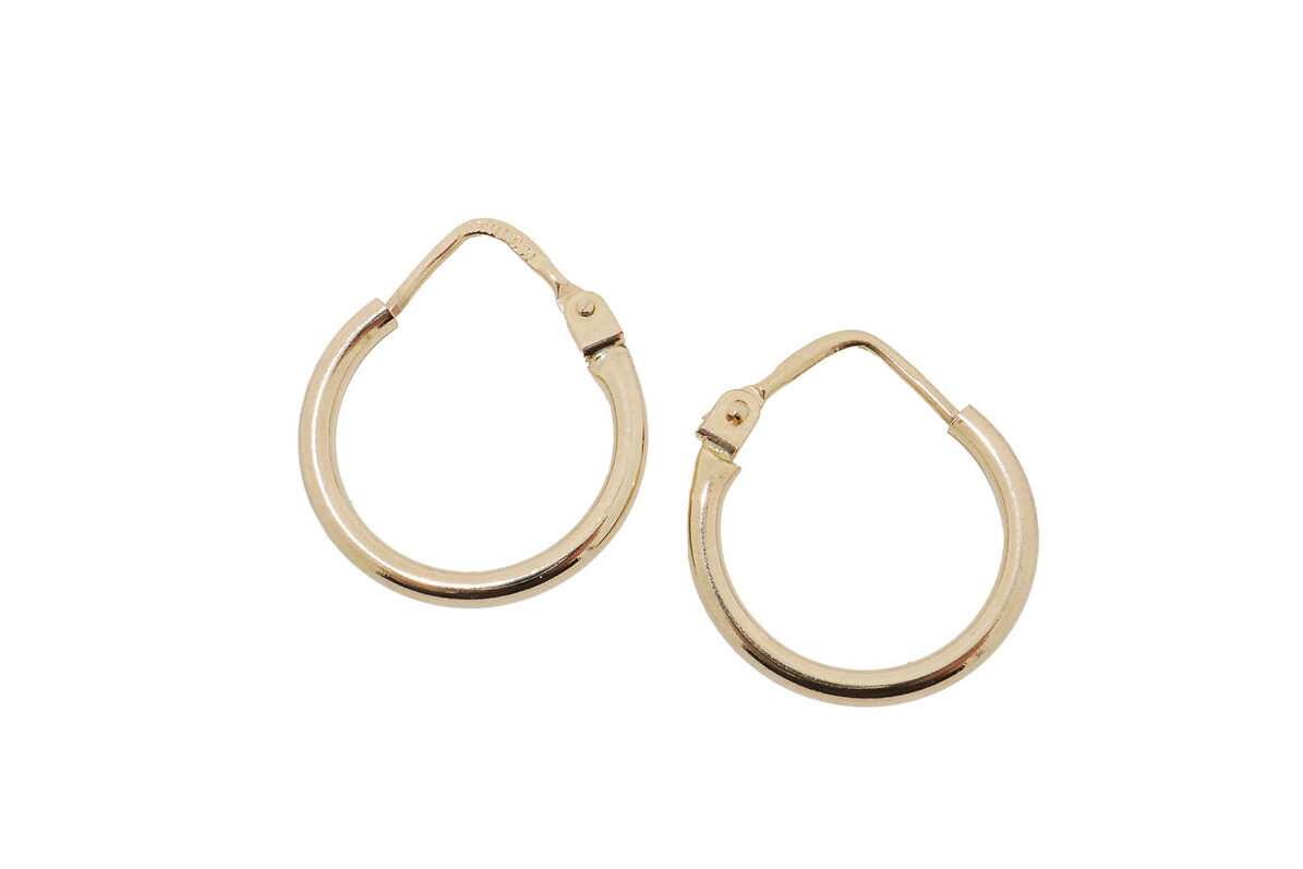 Vintage Small Hoops | 14 Karaat Gouden Creolen