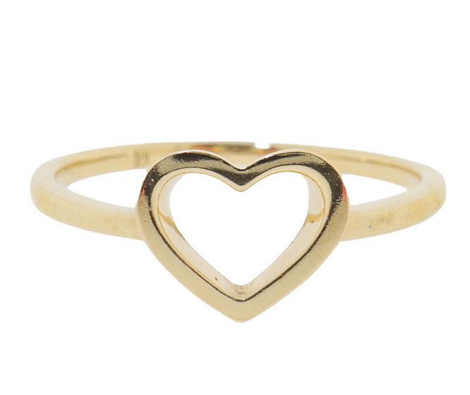 Love Ring | 14 Karaat Gouden Hart Ring