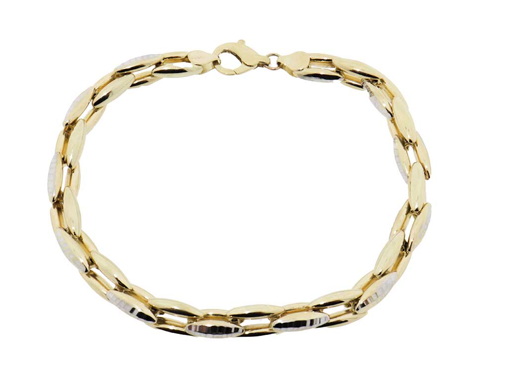 14 Karaat Gouden Cardano Schakel Armband 