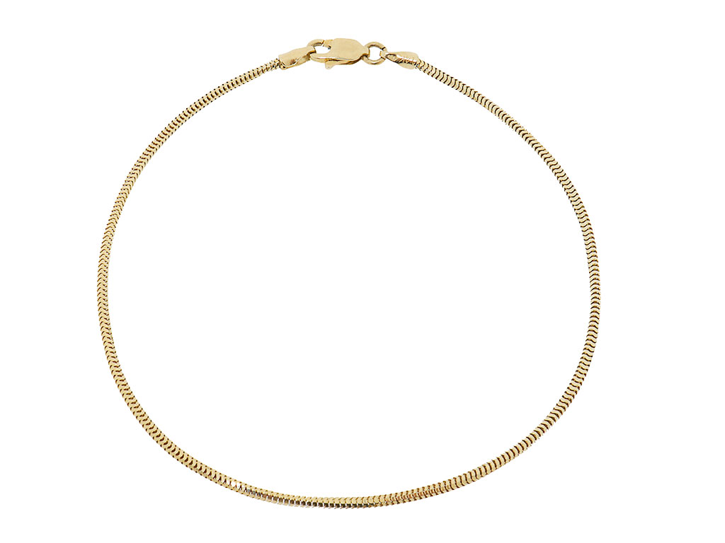 Snake Chain | 14 Karaat Gouden Slangen Armband 