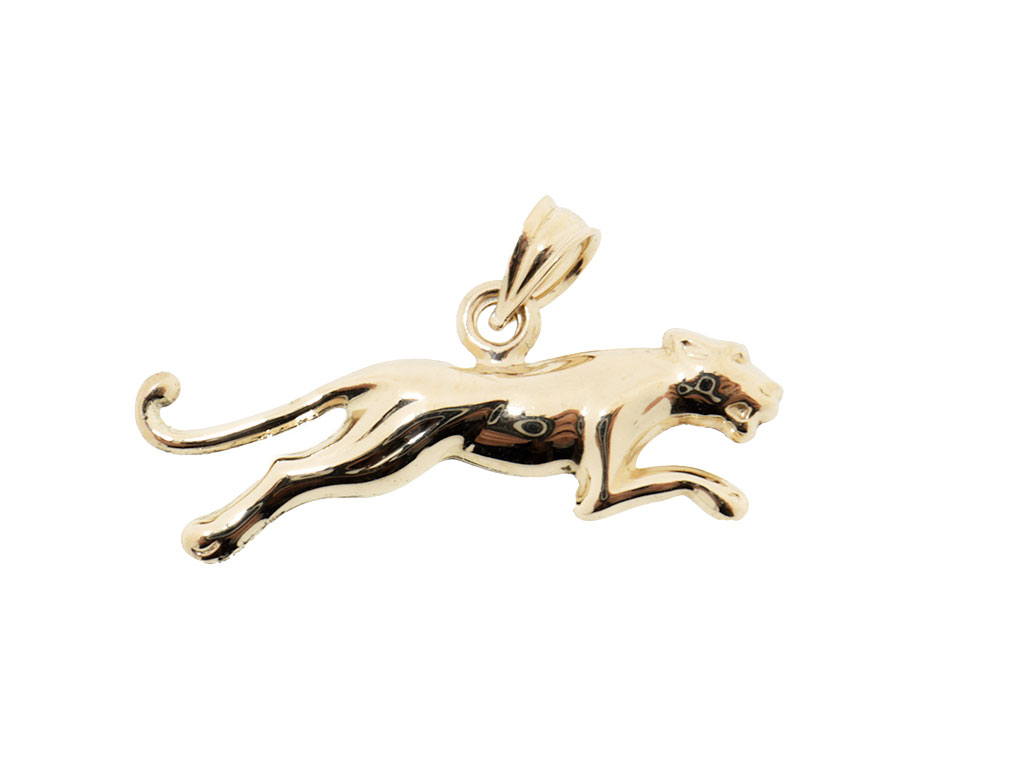 Gouden Luipaard Hanger | 14 Karaat 