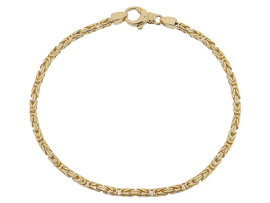 Gouden Armband Met Koningsschakel | 14 Karaat 