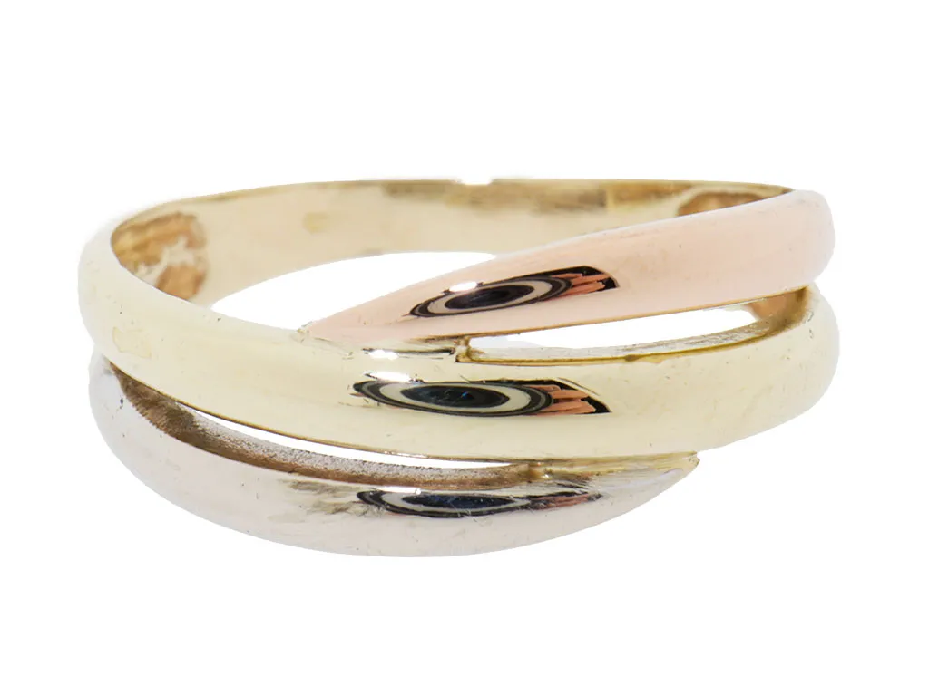 Tricolor Gouden Ring | 14 karaat 
