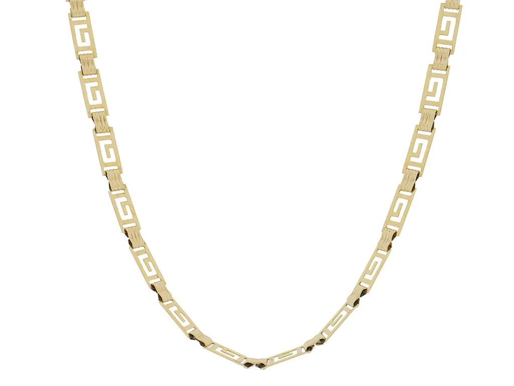 Gouden Meander Ketting | 14 Karaat Goud
