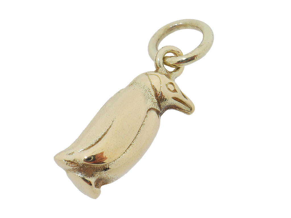 14 Karaat Gouden Pinguïn Hanger 
