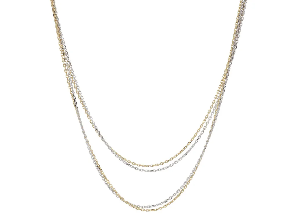 Double Delight l 14 Karaat Gouden Ketting