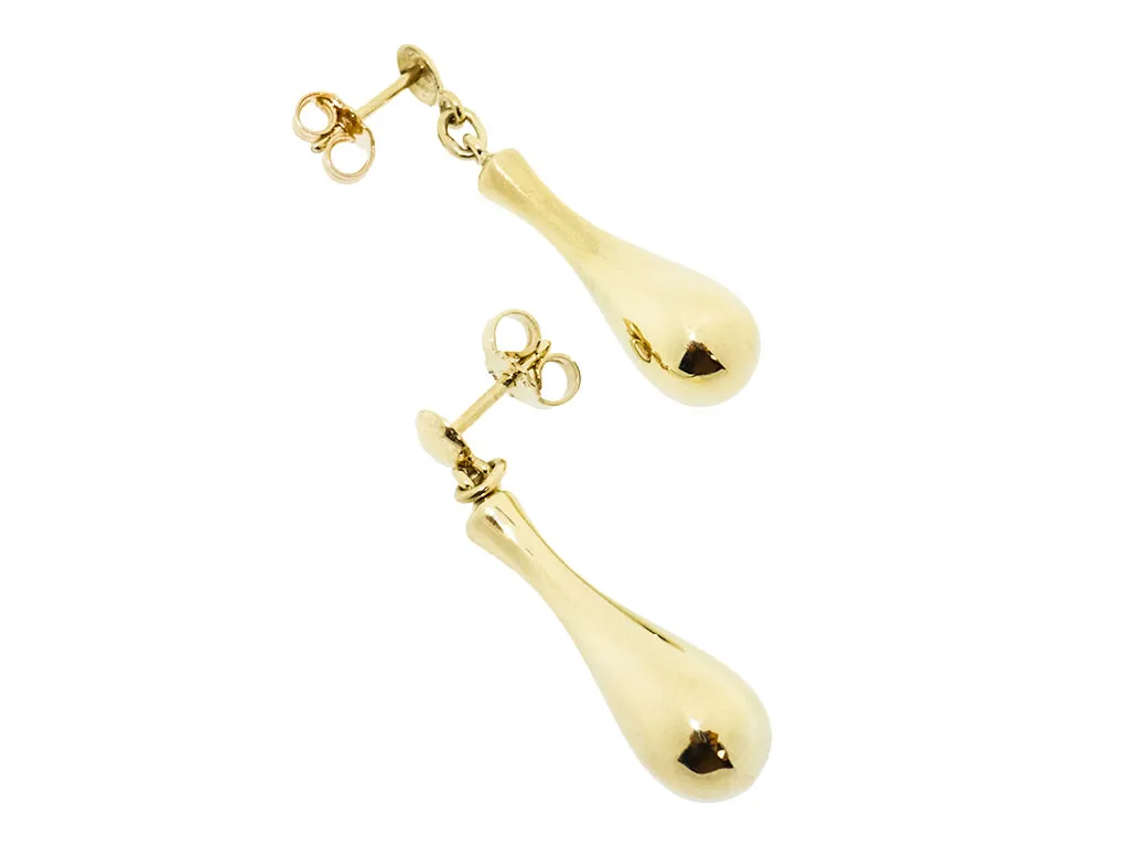 Drops oorbellen | 14 Karaat