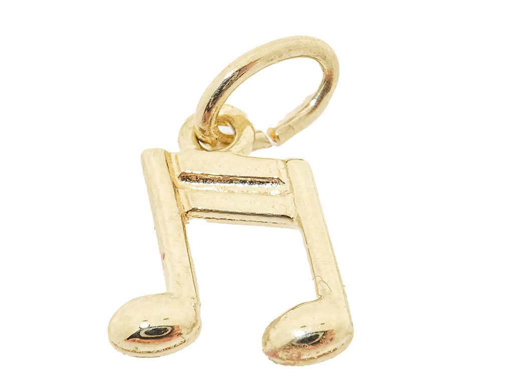 14 Karaat Gouden Muzieknoot Hanger 