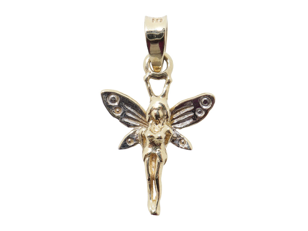 Golden Fairy | 14 Karaat Gouden Elfje Hanger 