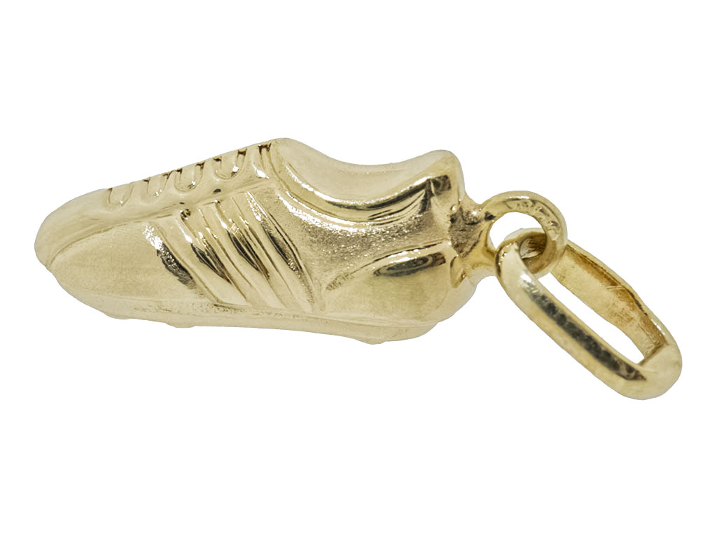 14 Karaat Gouden Voetbalschoen Hanger 