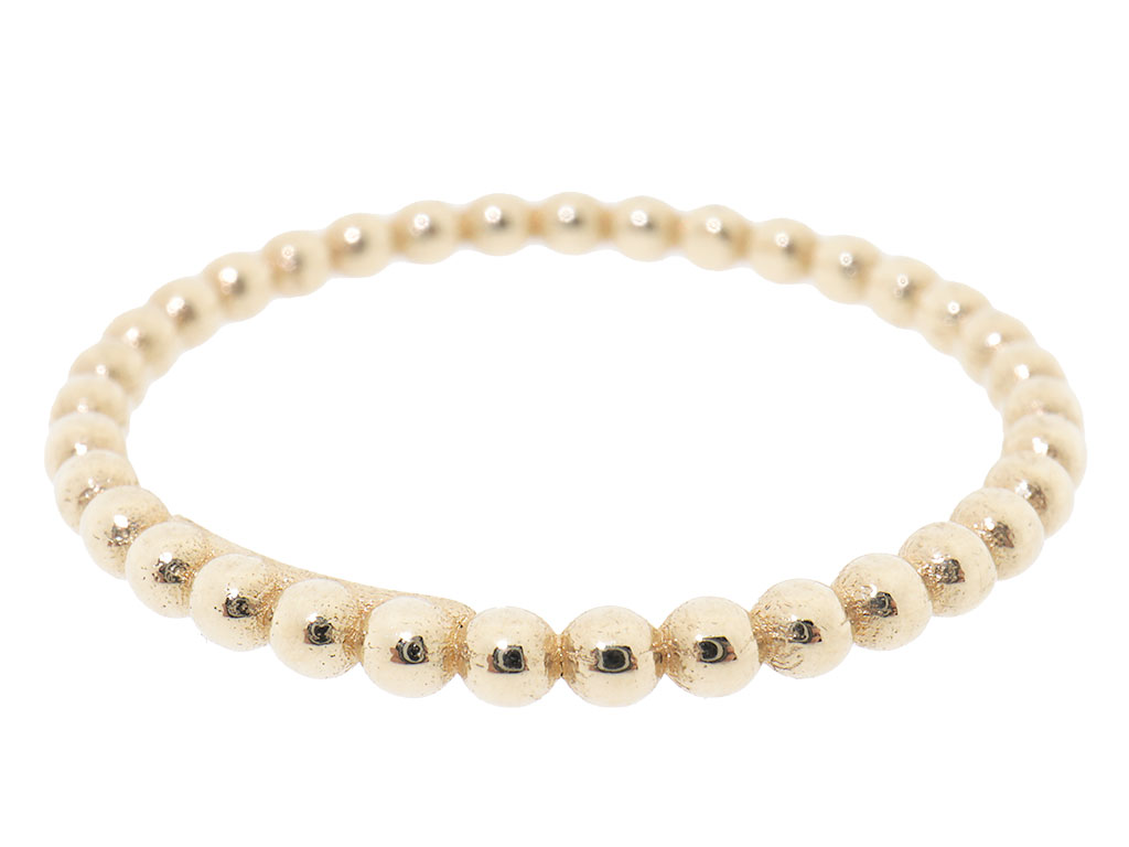 14 Karaat Gouden Balletjes Ring 