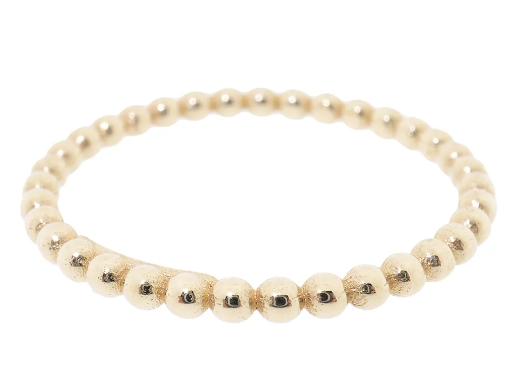 14 Karaat Gouden Balletjes Ring 