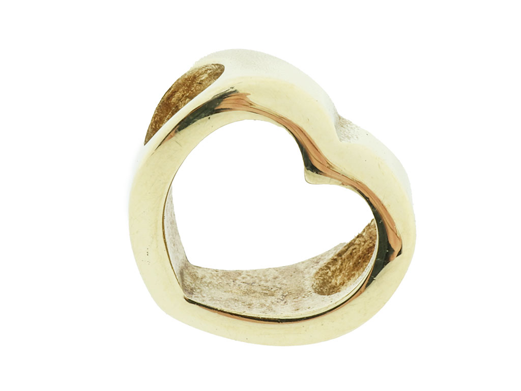 14 Karaat Gouden Open Hart Hanger 