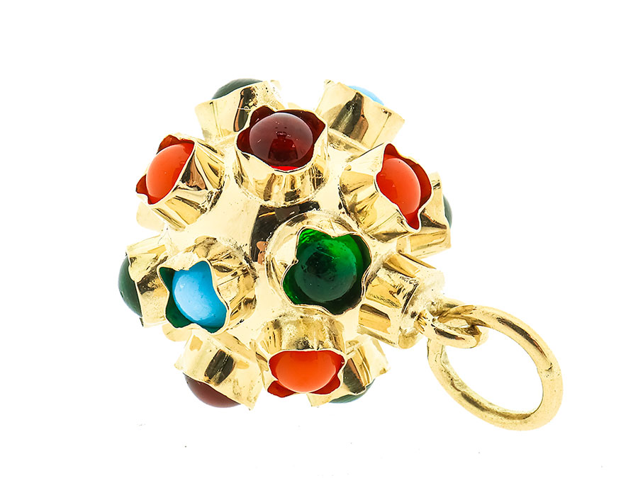 Vintage Gouden Sputnik Hanger 