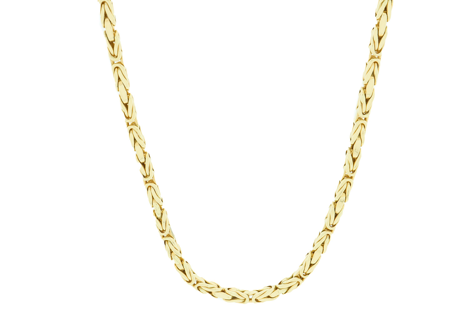 14 Karaat Gouden Koningsketting | Luxe Koningsschakel Ketting 