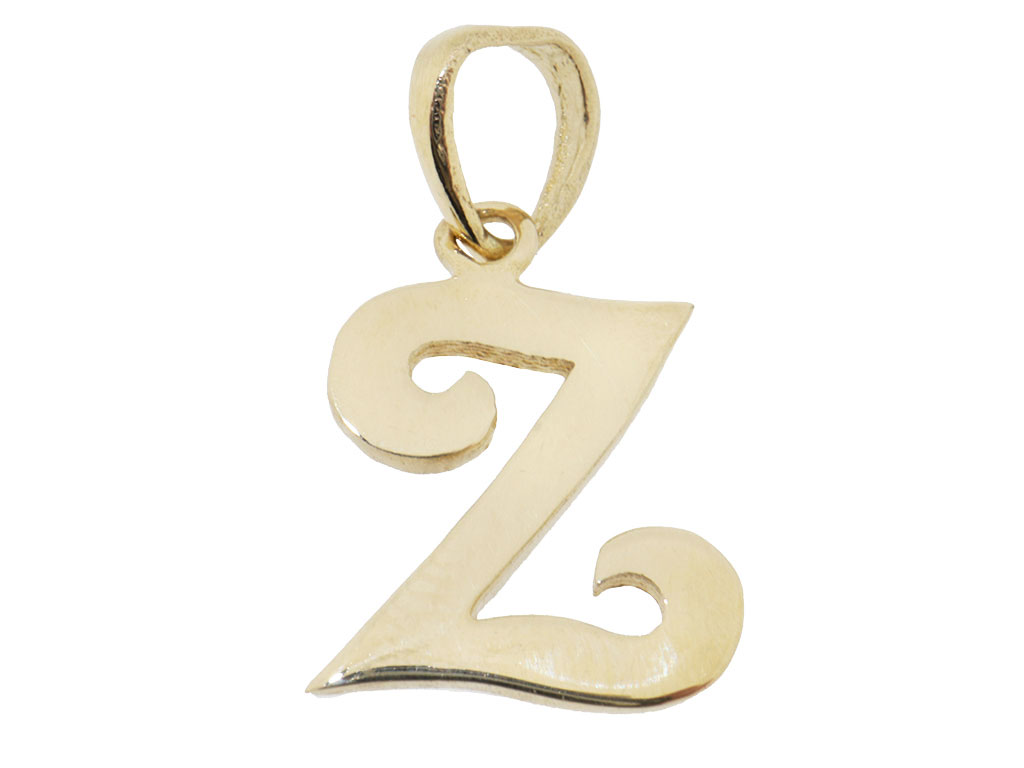 14 Karaat Gouden Hanger Letter Z 