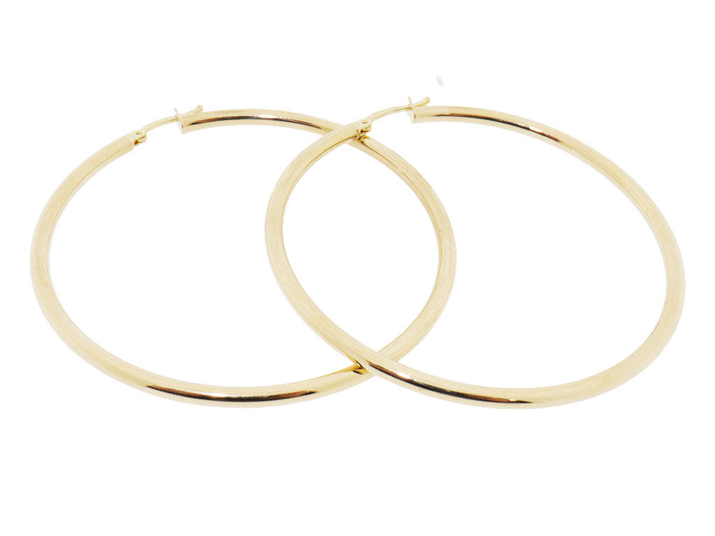 14 Karaat Grote Gouden Oorringen 