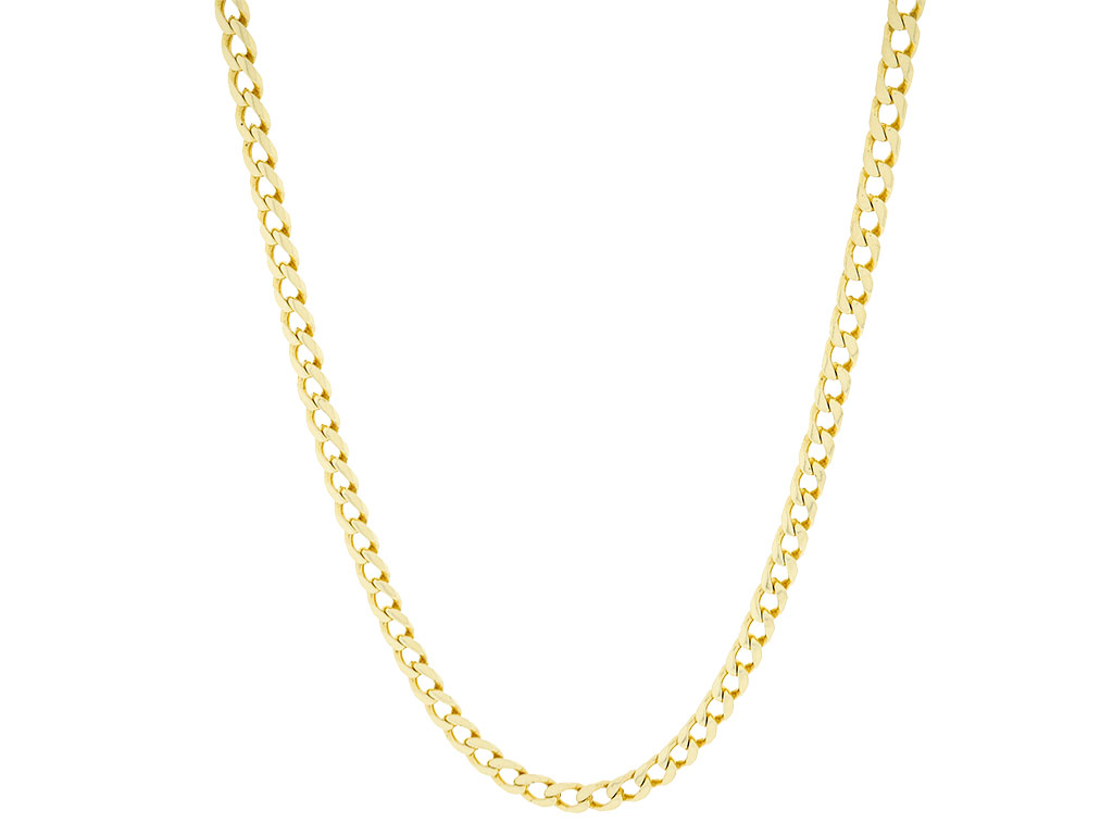 Milan | 14 Karaat Gouden Heren Gourmet Schakel Ketting 