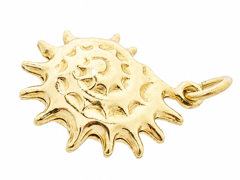 14 Karaat Gouden Schelp Hanger 