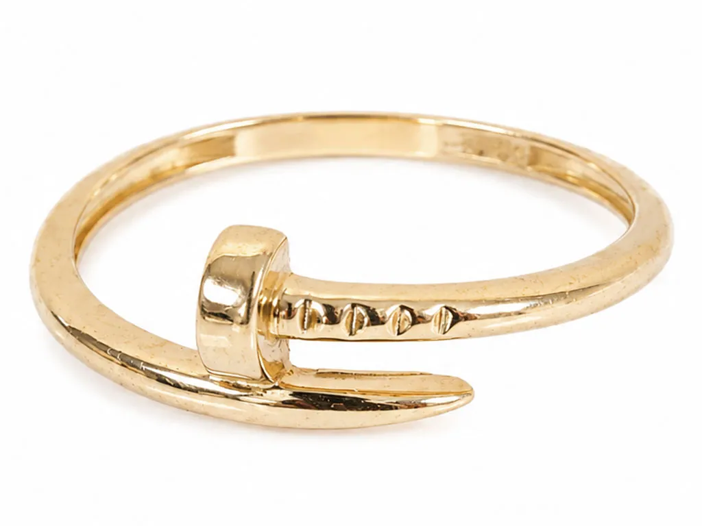 14 Karaat Gouden Spijker Ring 