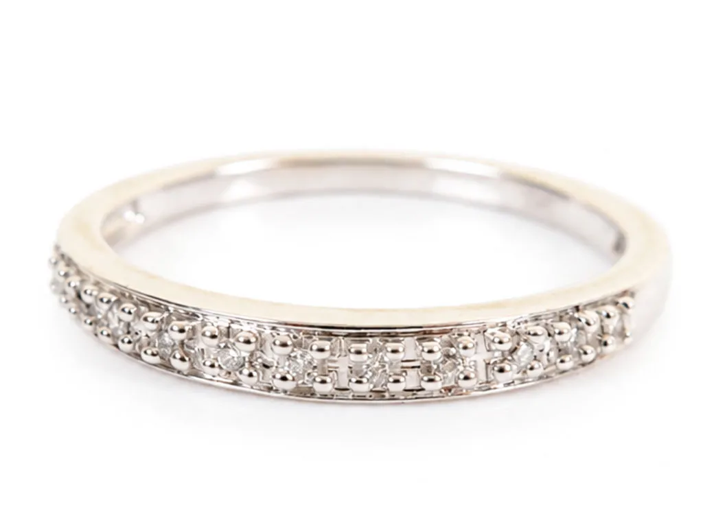 14 Karaat Gouden Rijring Met Diamanten 